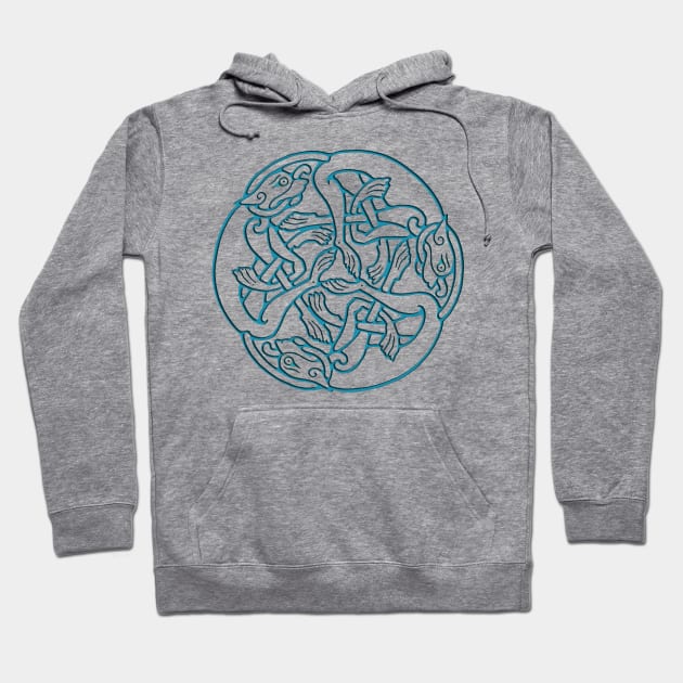 Celtic Dogs Book of Kells Hoodie by GTC_Design